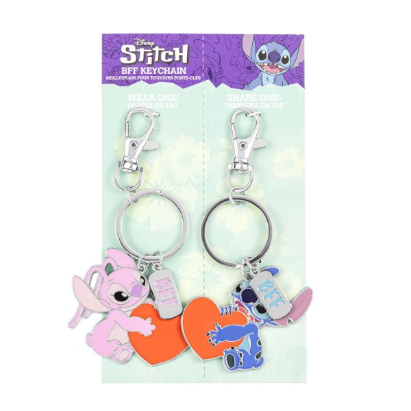 Set 2 portachiavi Stitch & Angel - Disney
