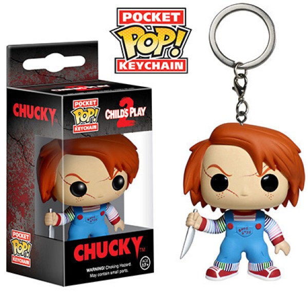 Horror Porta chiave Pocket Pop Chucky 4cm