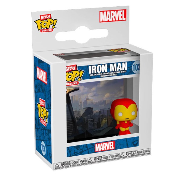 Torre degli Avengers di Iron Man Marvel Bitty Pop Deluxe