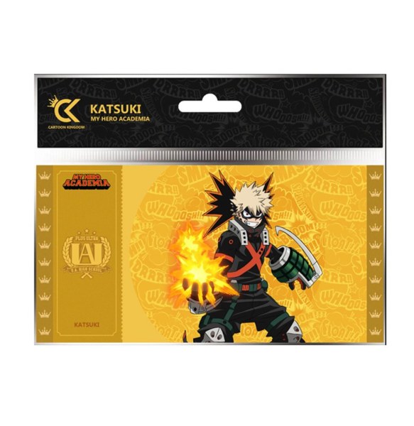 Biglietto d'oro modello casuale