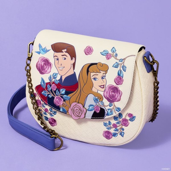 BORSA A TRACOLLA PRINCIPESSA AURORA E PRINCIPE FILIPPO - LA BELLA ADDORMENTATA - DISNEY LOUNGEFLY