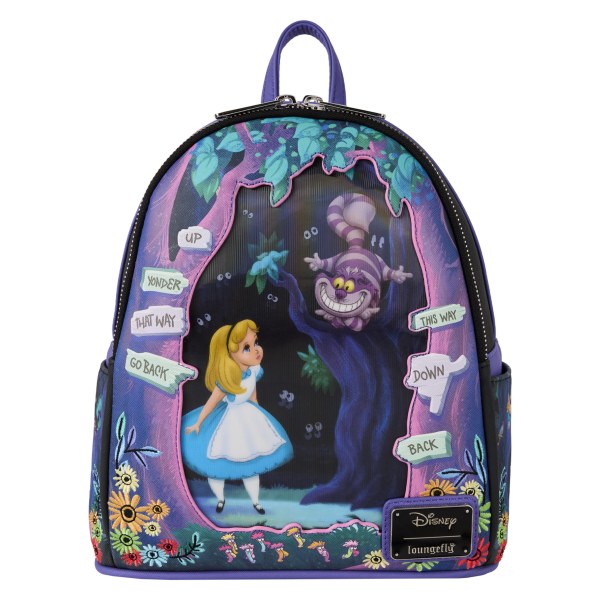 MINI ZAINO LENTICOLARE ALICE NEL PAESE DELLE MERAVIGLIE - DISNEY LOUNGEFLY