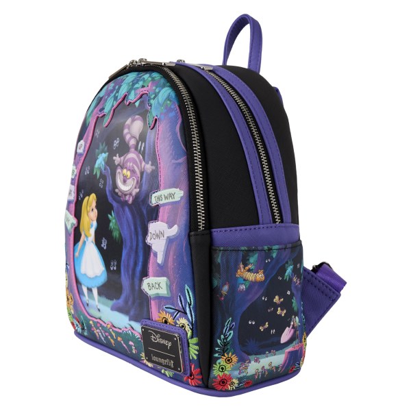 MINI ZAINO LENTICOLARE ALICE NEL PAESE DELLE MERAVIGLIE - DISNEY LOUNGEFLY
