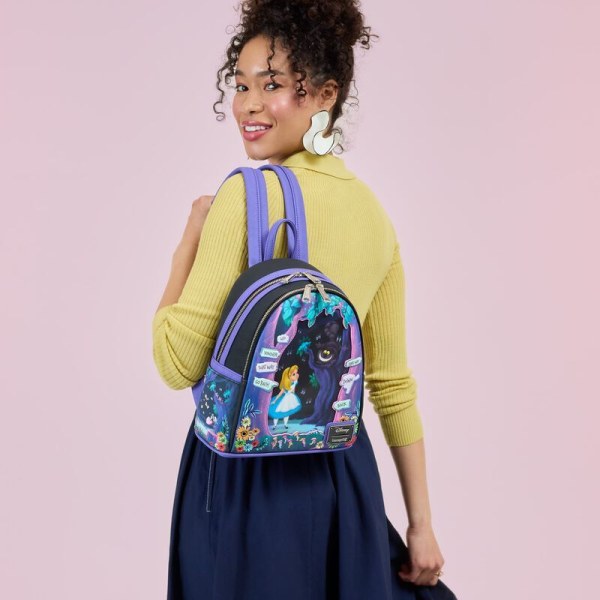 MINI ZAINO LENTICOLARE ALICE NEL PAESE DELLE MERAVIGLIE - DISNEY LOUNGEFLY