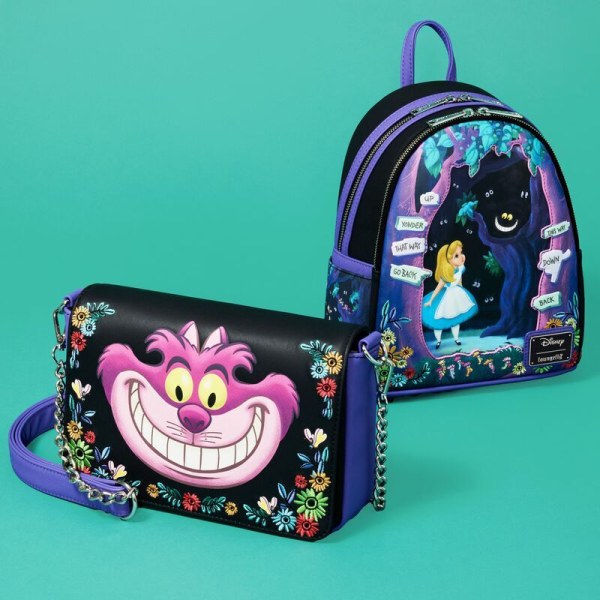 MINI ZAINO LENTICOLARE ALICE NEL PAESE DELLE MERAVIGLIE - DISNEY LOUNGEFLY