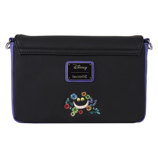 BORSA A TRACOLLA FLOREALE CHESHIRE CAT ALICE NEL PAESE DELLE MERAVIGLIE - DISNEY LOUNGEFLY