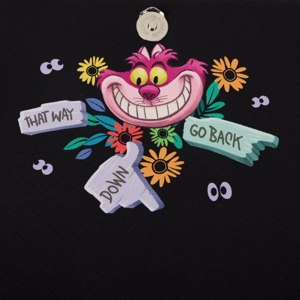 BORSA A TRACOLLA FLOREALE CHESHIRE CAT ALICE NEL PAESE DELLE MERAVIGLIE - DISNEY LOUNGEFLY