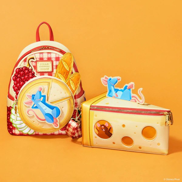 BORSA A TRACOLLA A RATATOUILLE CHEESE - DISNEY-PIXAR LOUNGEFLY