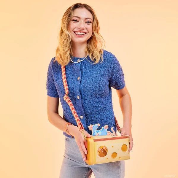 BORSA A TRACOLLA A RATATOUILLE CHEESE - DISNEY-PIXAR LOUNGEFLY