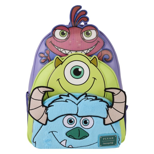 ZAINO MONSTERS & CO. A TRIPLA TASCHE - DISNEY-PIXAR LOUNGEFLY