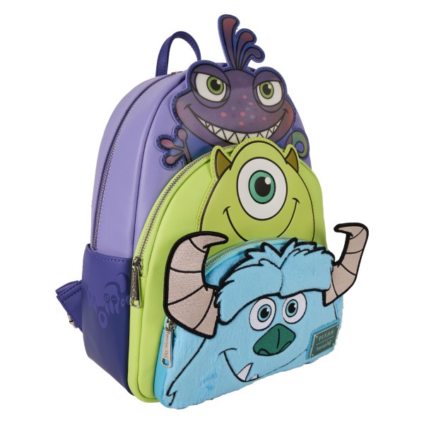 ZAINO MONSTERS & CO. A TRIPLA TASCHE - DISNEY-PIXAR LOUNGEFLY