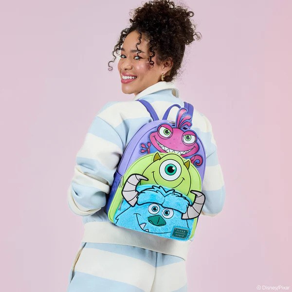 ZAINO MONSTERS & CO. A TRIPLA TASCHE - DISNEY-PIXAR LOUNGEFLY