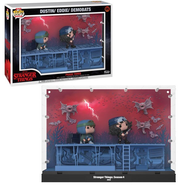 Stranger Things Pop! 05 Momenti Deluxe Dustin & Eddie Metal band
