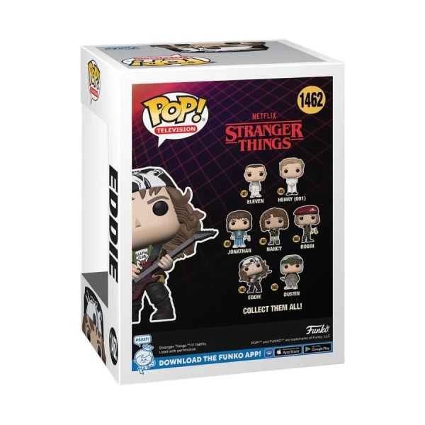 Chitarra di Stranger Things S4 Pop! 1462 Hunter Eddie