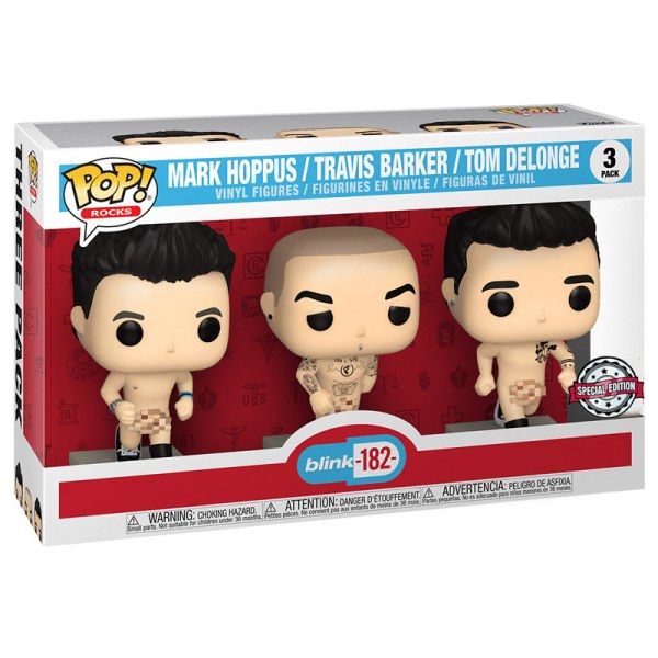 Rocks Pop Blink 182 3Pk Naked Esclusivo
