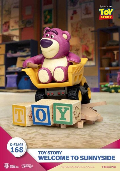 diorama Toy Story PVC D-Stage Benvenuti a Sunnyside 14 cm