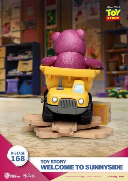 diorama Toy Story PVC D-Stage Benvenuti a Sunnyside 14 cm
