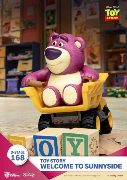 diorama Toy Story PVC D-Stage Benvenuti a Sunnyside 14 cm
