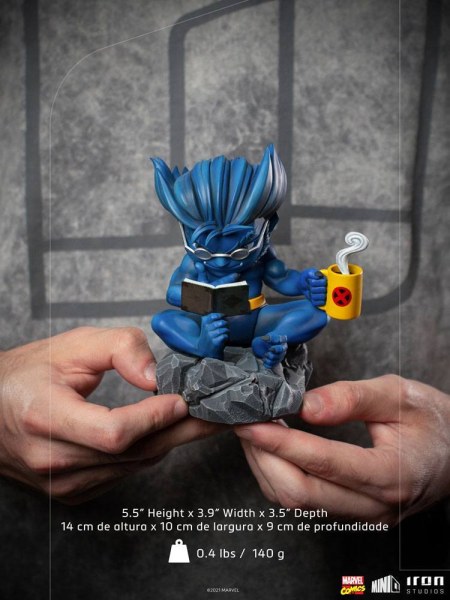 Marvel Comics Mini Co. Deluxe PVC Beast (X-Men) figura 14 cm