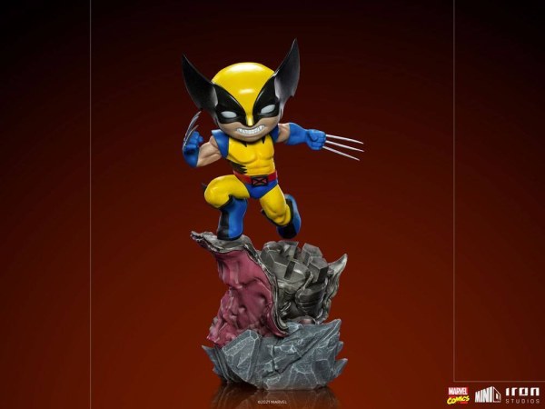 Marvel Comics Mini Co. Deluxe PVC Wolverine (X-Men) figura 21 cm