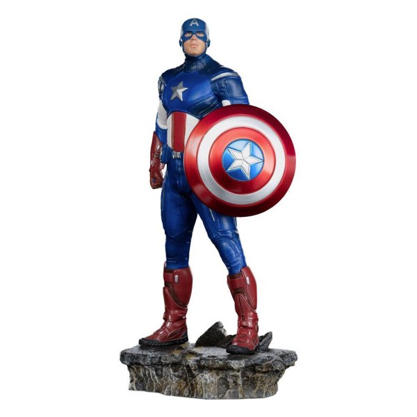 Statuetta Infinity Saga BDS Art Scale 1/10 Capitano America Battle of NY 23 cm