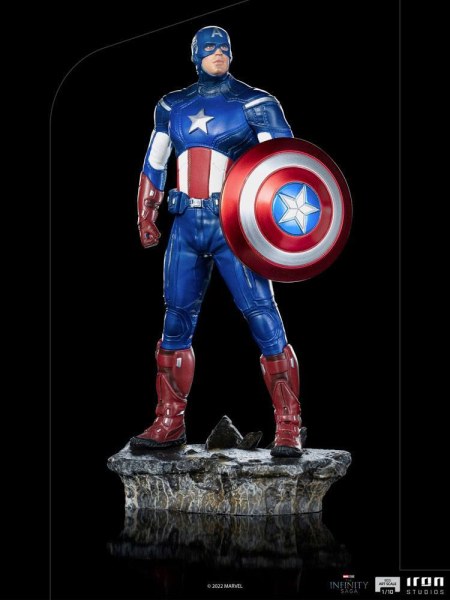 Statuetta Infinity Saga BDS Art Scale 1/10 Capitano America Battle of NY 23 cm