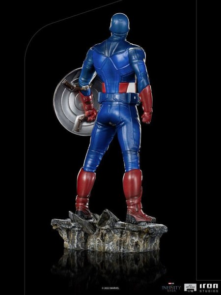 Statuetta Infinity Saga BDS Art Scale 1/10 Capitano America Battle of NY 23 cm