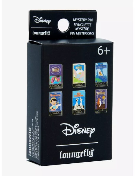 Mystery Box Pin Copertine VHS dei classici - Disney Loungefly