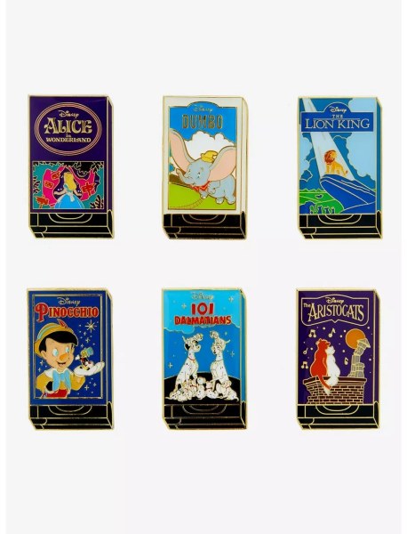 Mystery Box Pin Copertine VHS dei classici - Disney Loungefly