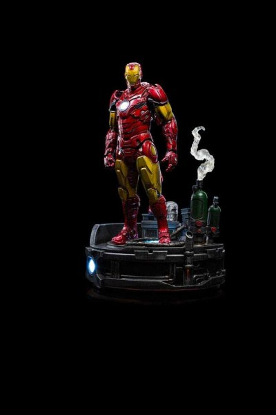 Statuetta Marvel 1/10 Deluxe Art Scale Iron Man Unleashed 23 cm - Confezione danneggiata