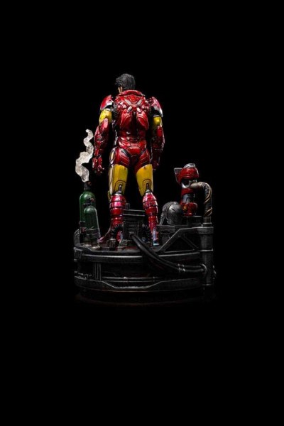 Statuetta Marvel 1/10 Deluxe Art Scale Iron Man Unleashed 23 cm - Confezione danneggiata