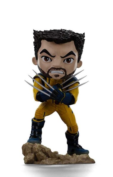 Deadpool e Wolverine statuetta Mini Co. PVC Deadpool e Wolverine set Unmasked 14 cm