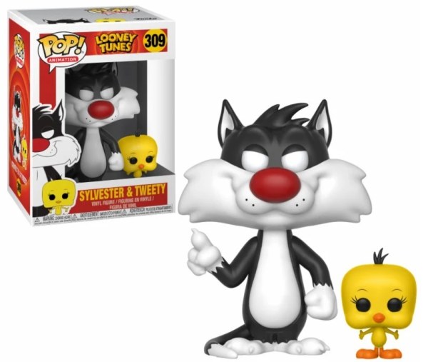 Looney Tunes POP! 309 Televisione Vinile Silvestro e Titi 9 cm