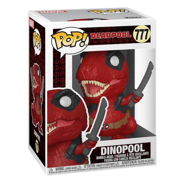 Marvel Deadpool 30° anniversario POP! 777 Vinile Dinopool 9 cm