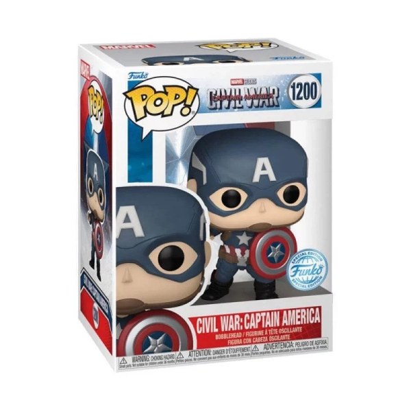 Marvel POP! 1200 Animation Vinyl figure Capitano America Esclusiva 9 cm