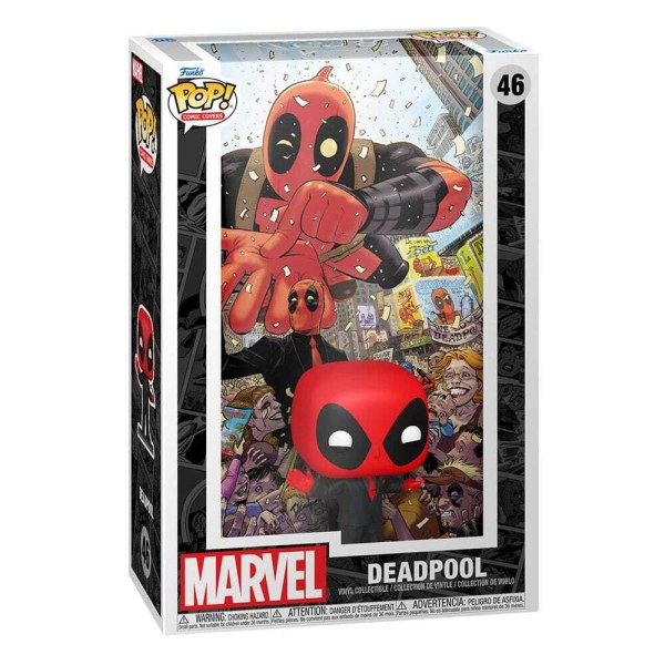 FUNKO POP! 46 Comic Cover Deadpool in Tuta Nera - Marvel Deadpool (2025)