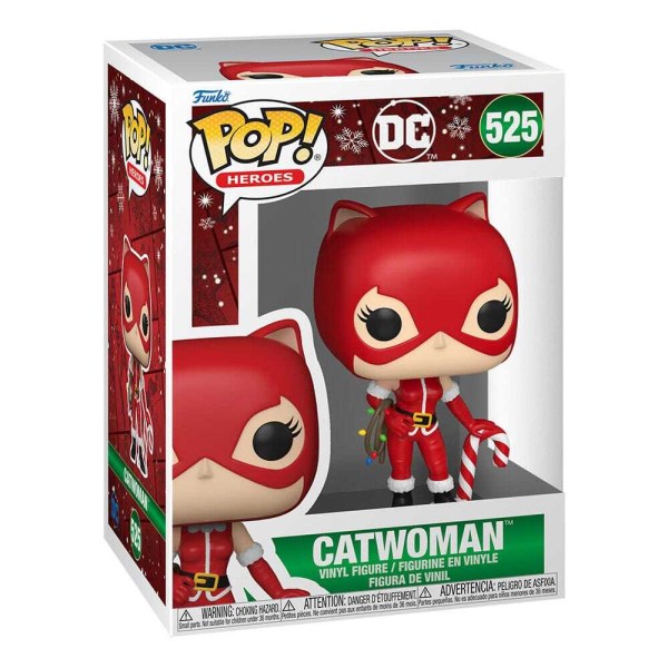 DC Comics POP! 525 Heroes Figurina in vinile Holiday '24 - Catwoman 9 cm