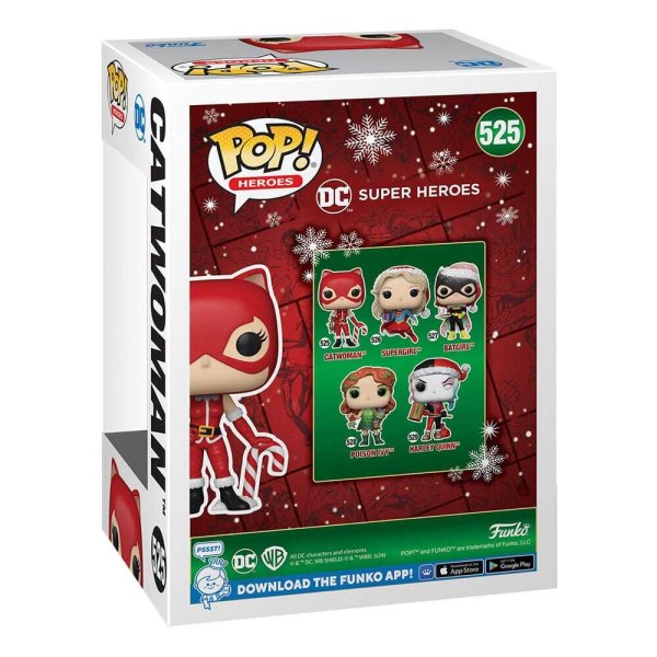 DC Comics POP! 525 Heroes Figurina in vinile Holiday '24 - Catwoman 9 cm