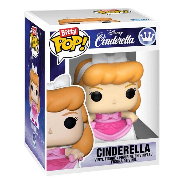 Disney Bitty POP! Espositore con 2 personaggi in vinile del Castello di Cenerentola
