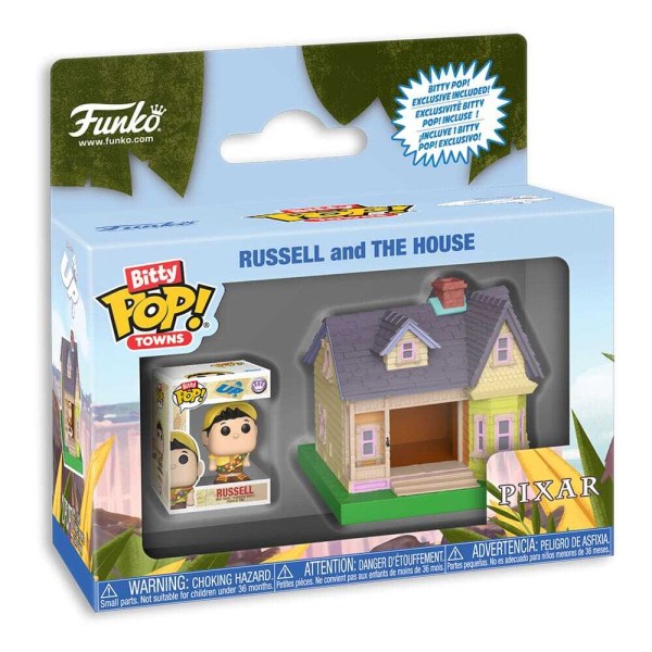 Lassù Bitty POP! Towns Figurina in vinile Russell e The House