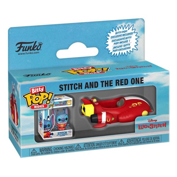 Lilo & Stitch Bitty POP! Wrinkles Figurina in vinile Stitch e The Red One