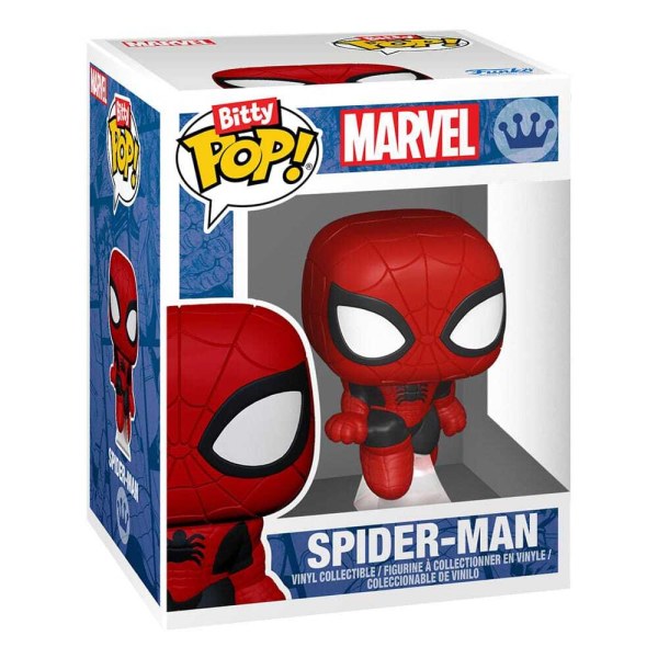 Confezione da 4 statuette Bitty POP di Spider-Man! Serie 1 in vinile da 2 cm