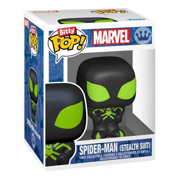 Confezione da 4 statuette Bitty POP di Spider-Man! Serie 1 in vinile da 2 cm