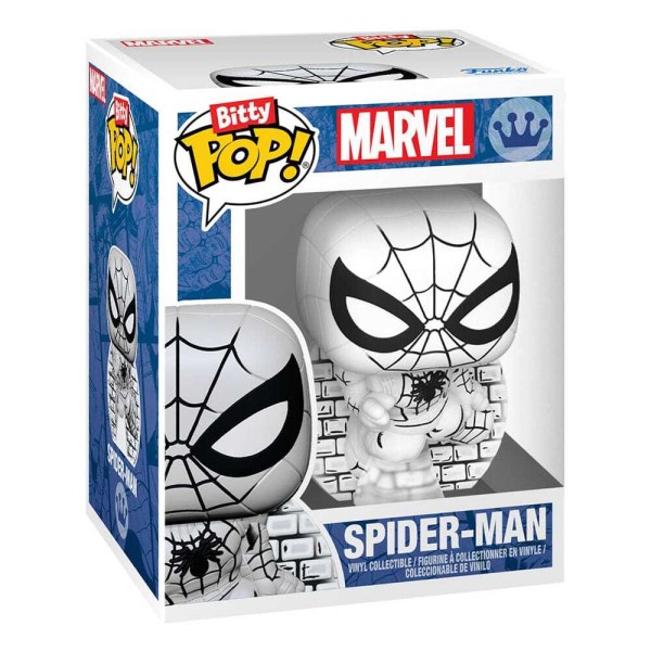 Confezione da 4 statuette Bitty POP di Spider-Man! Serie 1 in vinile da 2 cm