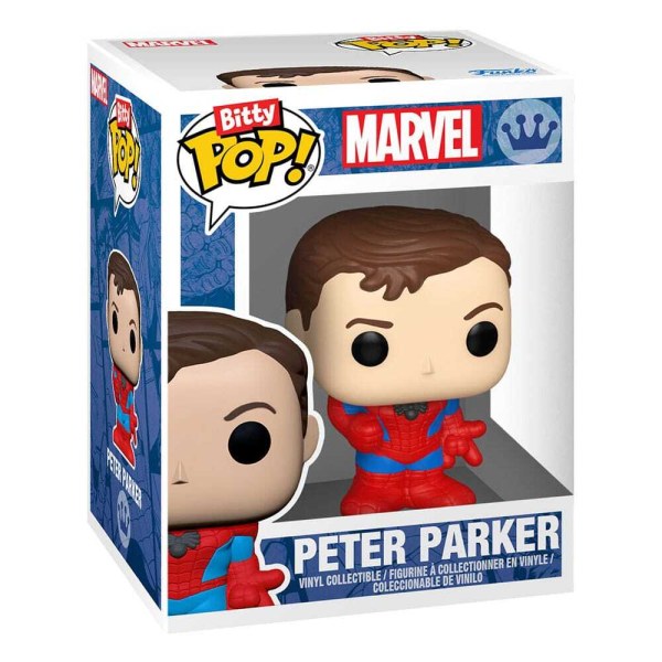 Confezione da 4 statuette Bitty POP di Spider-Man! Serie 1 in vinile da 2 cm