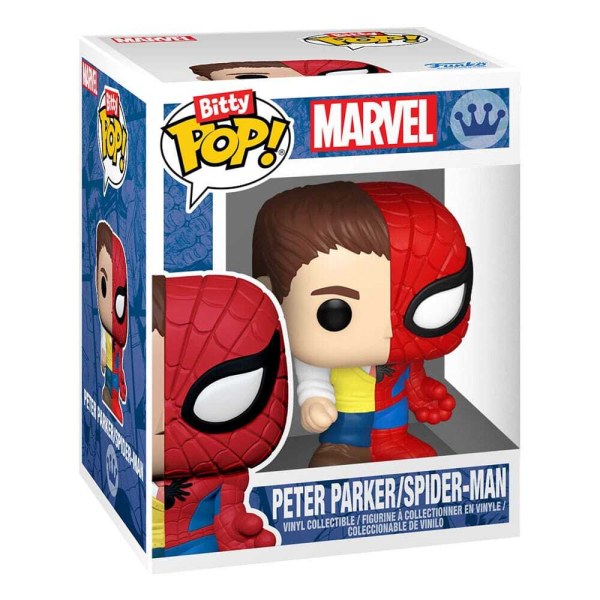 Confezione da 4 statuette Bitty POP di Spider-Man! Serie 4 in vinile da 2 cm