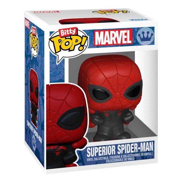 Confezione da 4 statuette Bitty POP di Spider-Man! Serie 4 in vinile da 2 cm