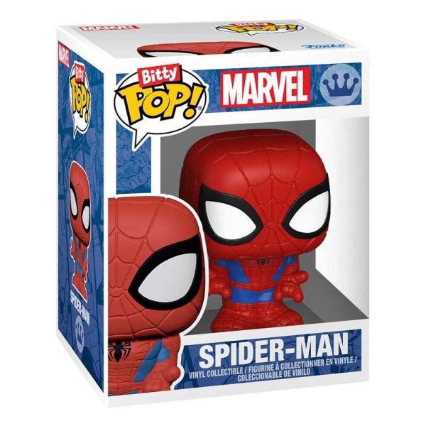Confezione da 4 statuette Bitty POP di Spider-Man! Serie 4 in vinile da 2 cm