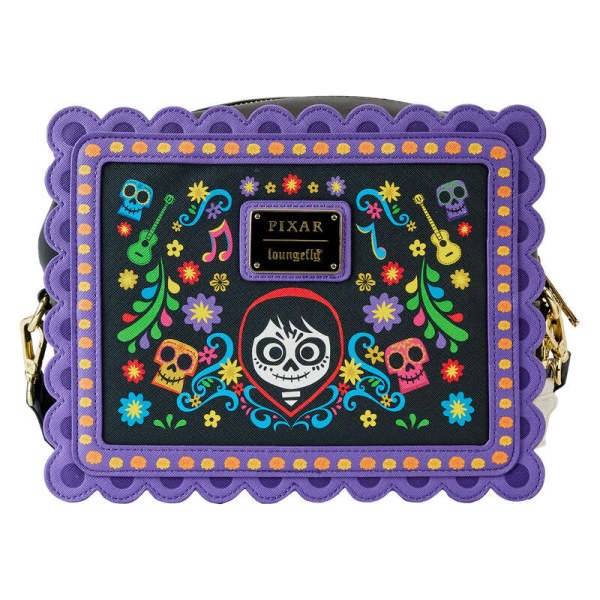 Borsa a tracolla Loungefly Disney Coco Miguel Calavera Floral sac bandoulière