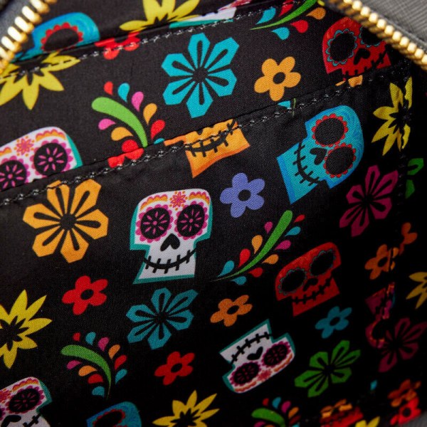 Borsa a tracolla Loungefly Disney Coco Miguel Calavera Floral sac bandoulière